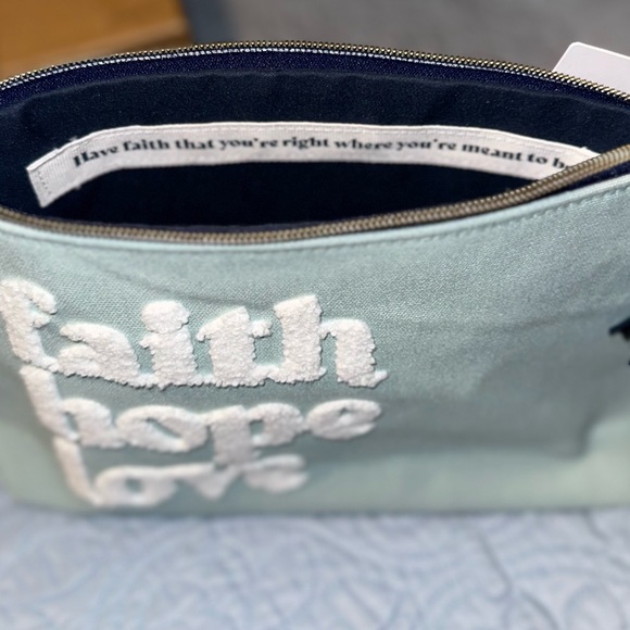 New - Faith, Hope, Love Blue Canvas Pouch
PERFECT Present to add & add gifts in - Picture 8 of 12